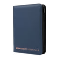 Navy Standard Card 9 Pocket Zip Binder