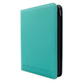 Teal Standard Card 9 Pocket Zip Binder